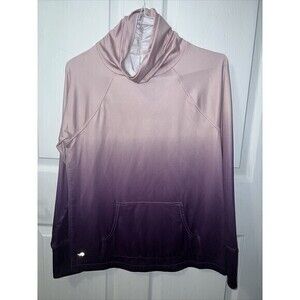 Ideology Women's Fitness Yoga Ombre Pullover Hoodie Grape Dip - Medium‎